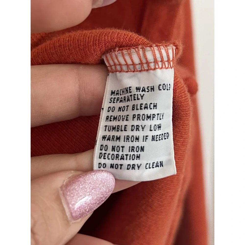 Polo Ralph Lauren Mens XL 1/4 Zip Pullover Sweater Orange Mock Neck Classic Logo